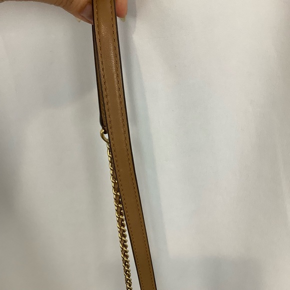 Tory Burch Quilted Leather Fleming Soft Wallet on Chain Bag - Picture 12 of 16